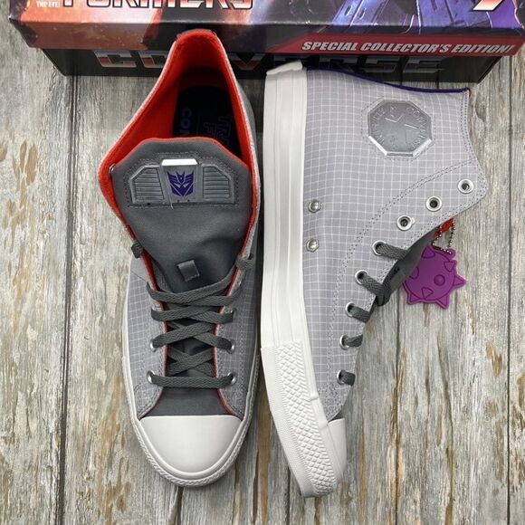 Converse x Transformers Chuck Taylor All Star Decepticons Limited Sneaker Shoes - Picture 4 of 17